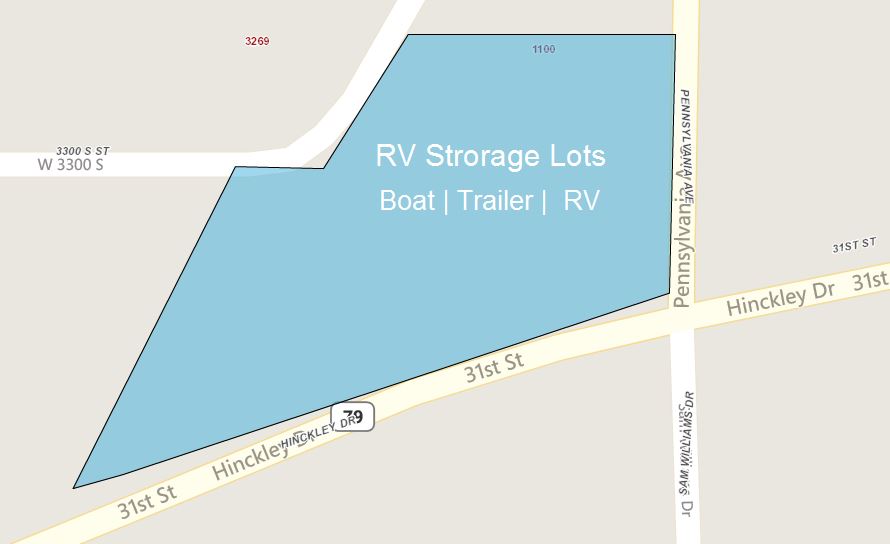 RV Storage Lot, Ogden Ut